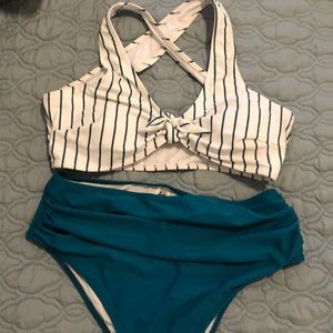 Two piece cupshe bathing suit, never worn before